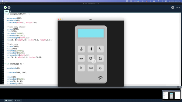 Calculator process 1