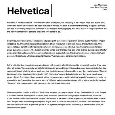 Font Posters