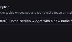 [Image #27]: Home-screen widget with a new name every hour, rated in place