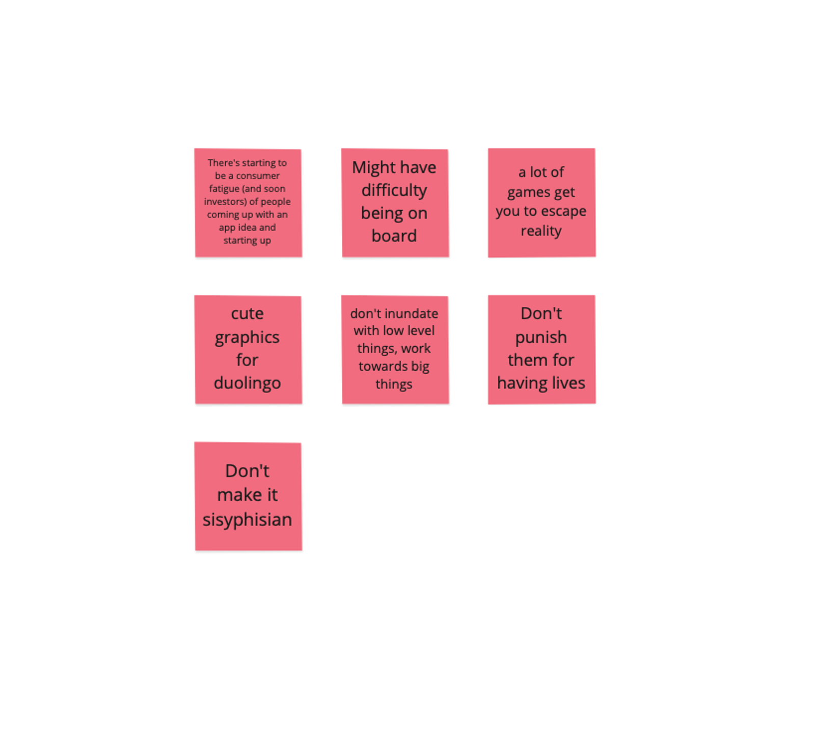 Digital sticky notes of anti-principles: things to avoid