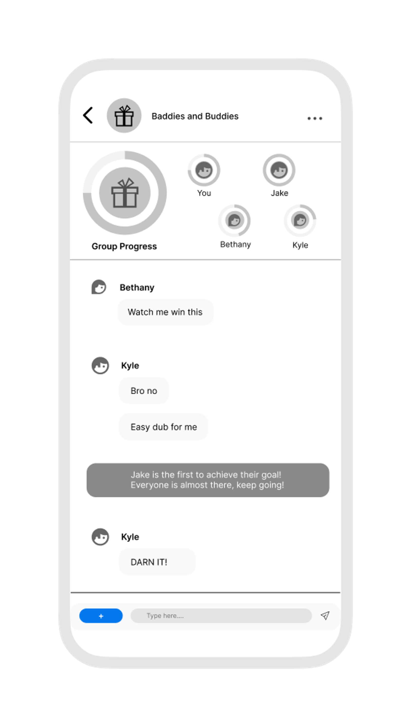 Savings Challenges: set a shared goal and compete with friends to save.