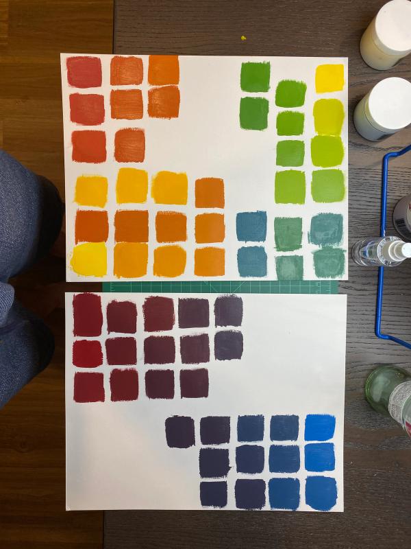 Swatch Blending process 4