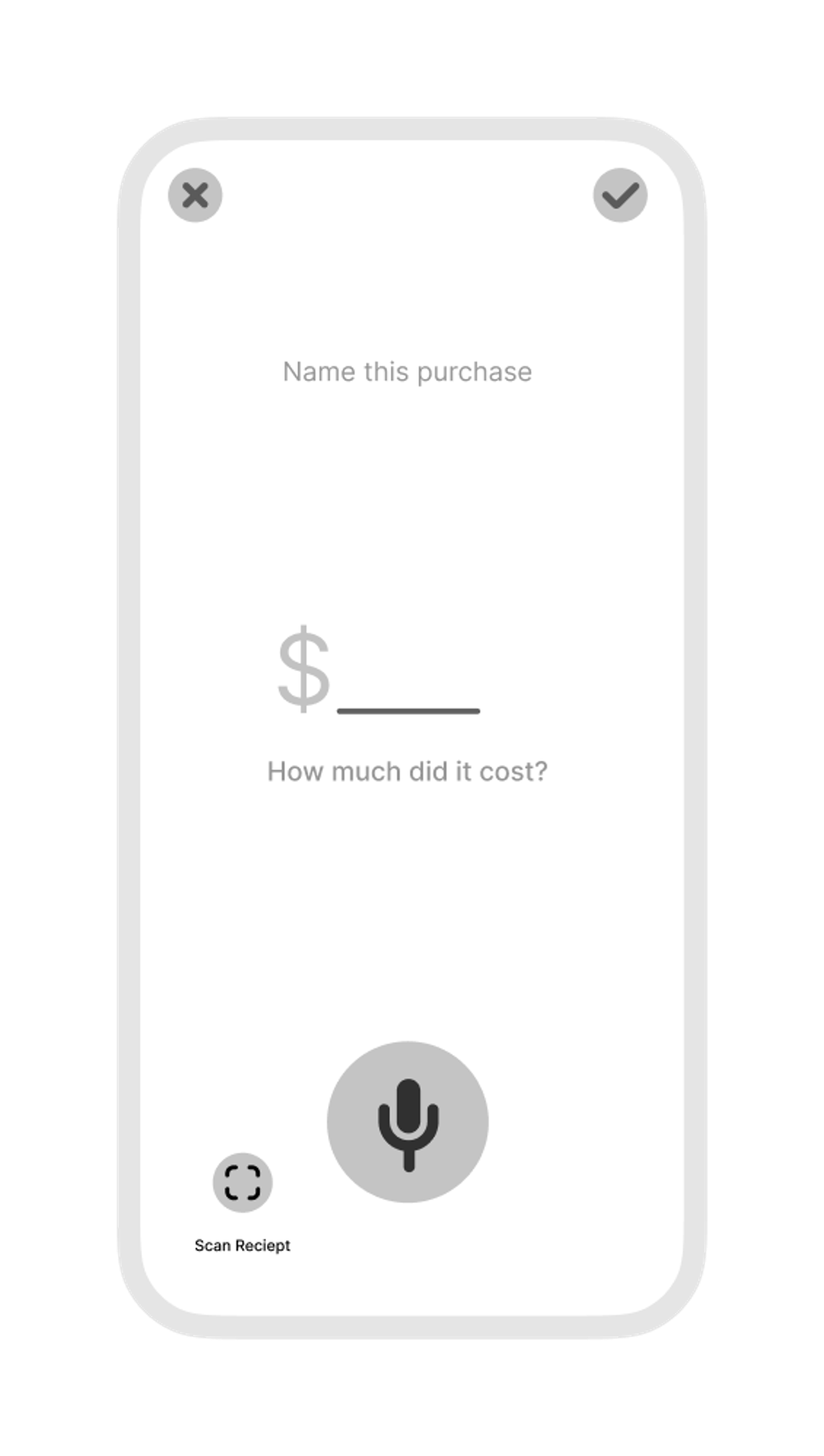 Transaction Logging: a three-tap way to log purchases that will not log themselves.